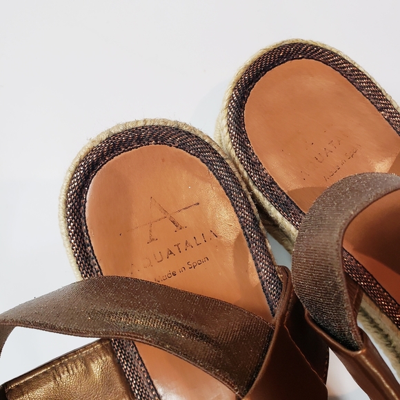 Aquatalia bronze espadrilles - Picture 4 of 7